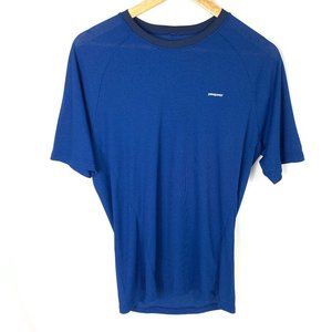 Patagonia Capilene 2 Activewear Blue T Shirt Med